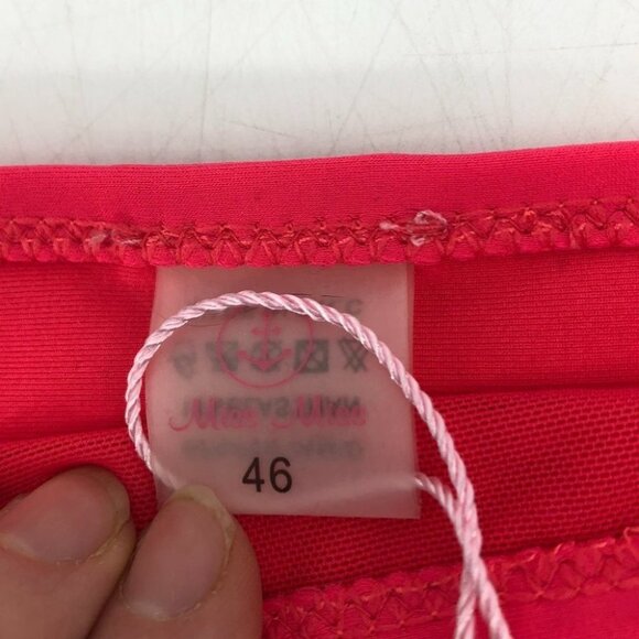 NWT Miss Miss hot pink ruched side bikini bottoms EU 46 (XL) - Picture 5 of 13